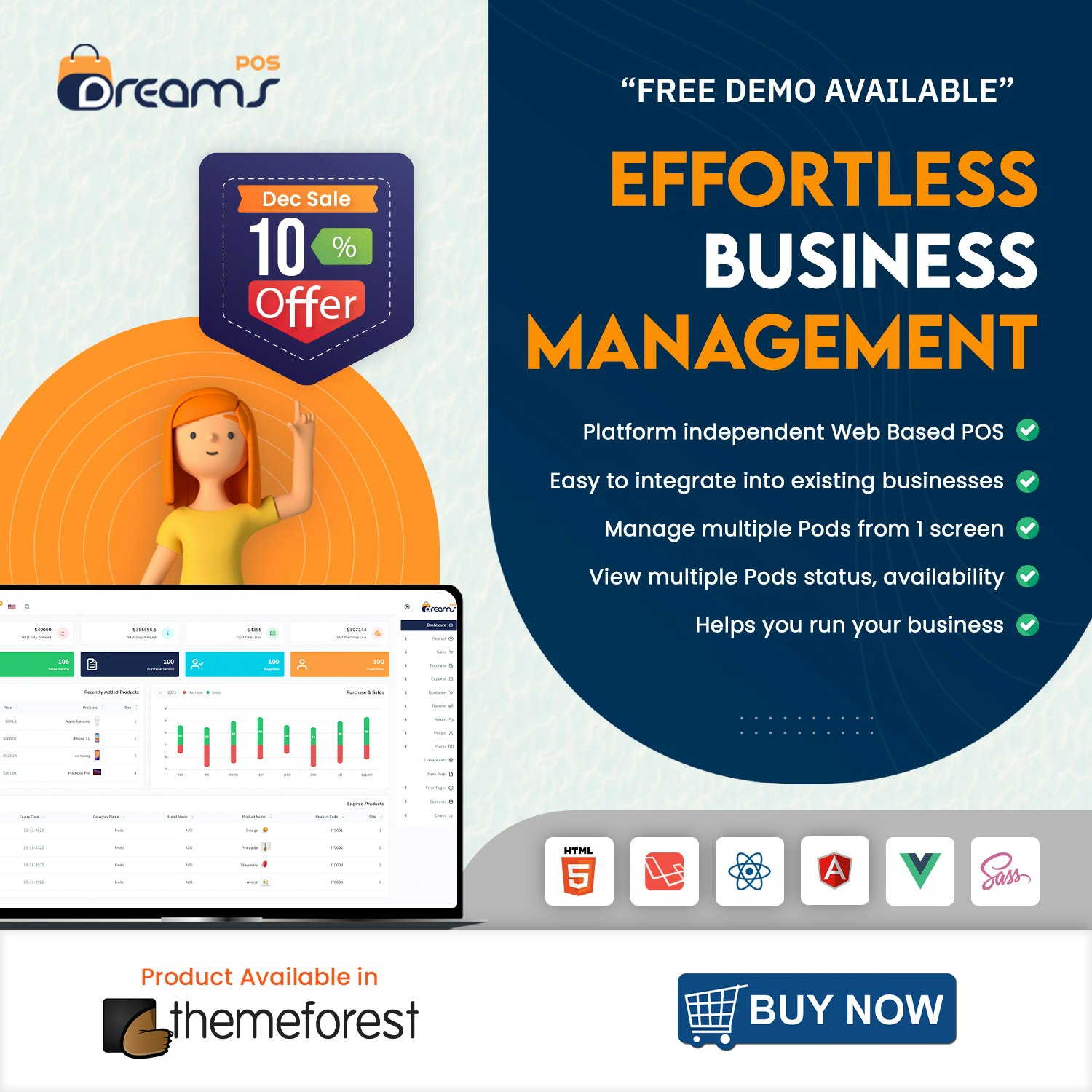 DreamsPOS POS & Inventory Management media 1