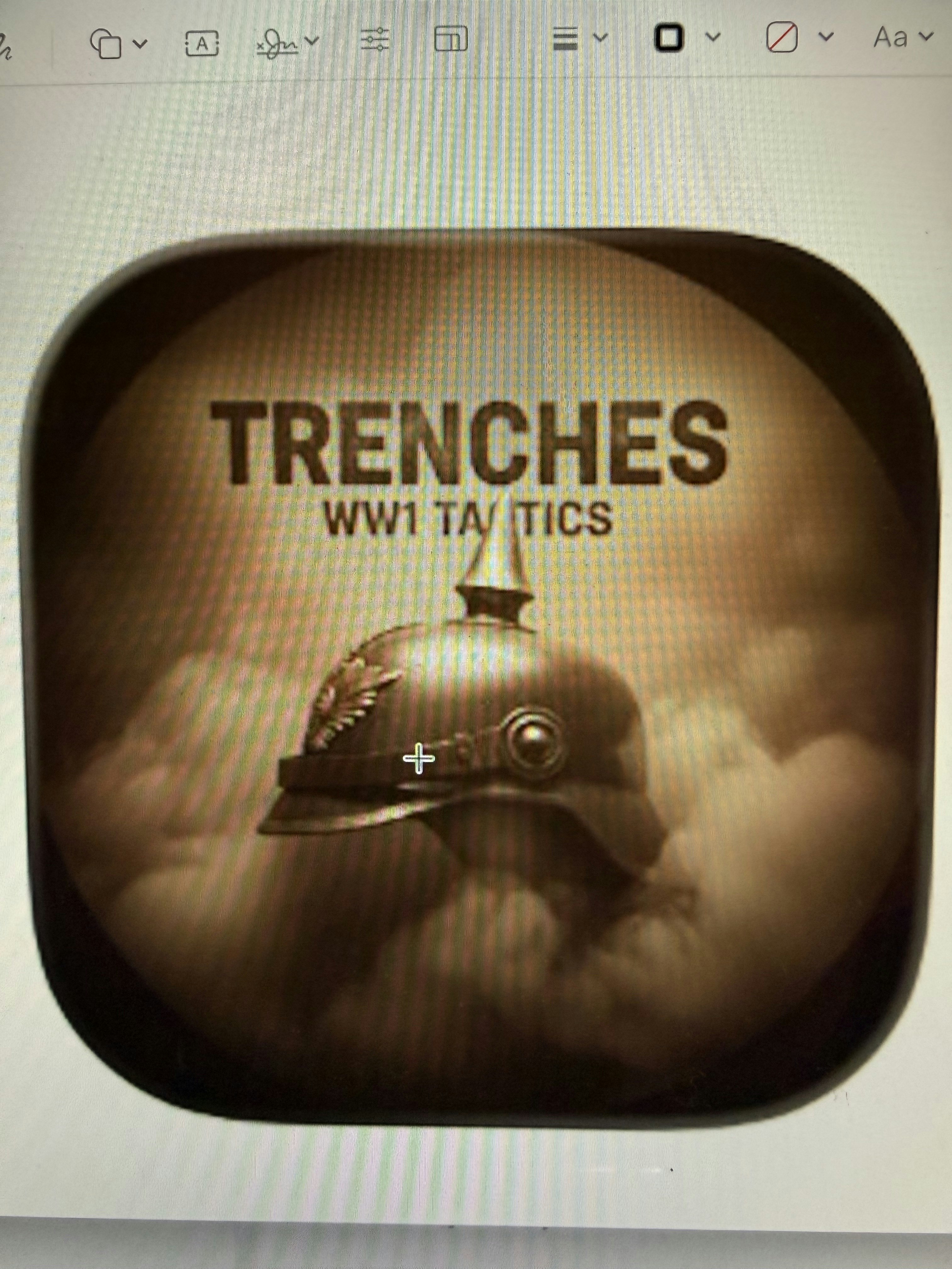 Trenches: WW1 Tactics  - Product Hunt launch logo and brand identity