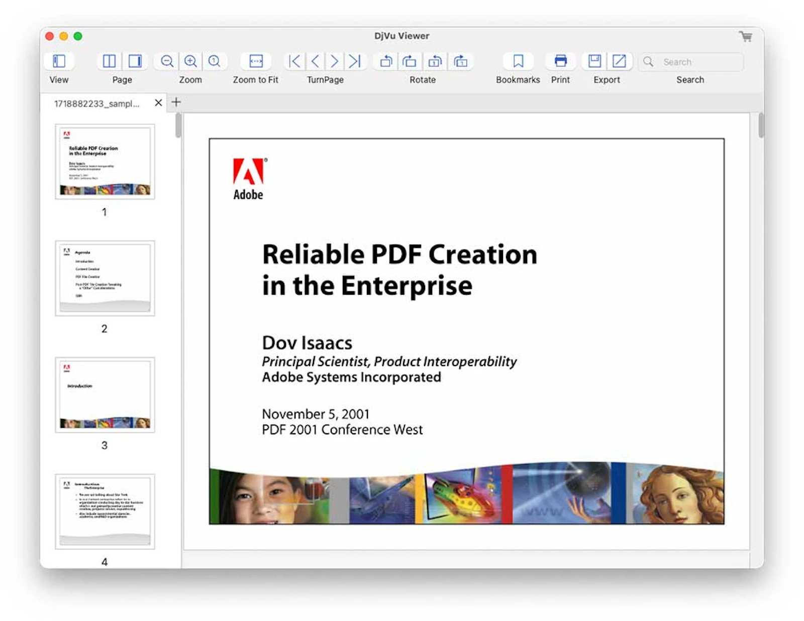 Enolsoft DjVu Viewer screenshot 2