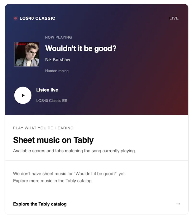 Radio Station x Sheet Music Integration screenshot 2