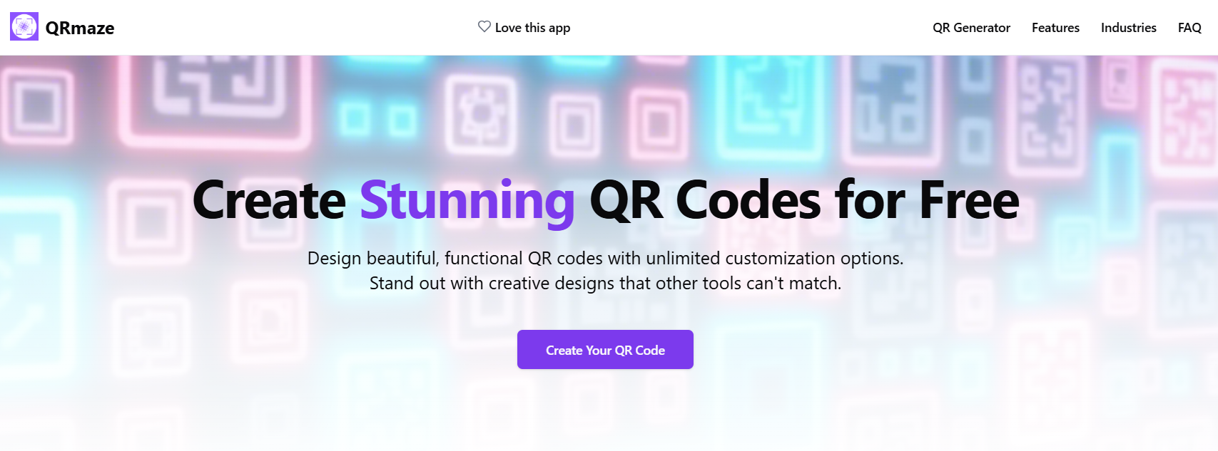 qrmanze - 멋진 사용자 정의 QR 코드를 무료로 만듭니다 미디어 1