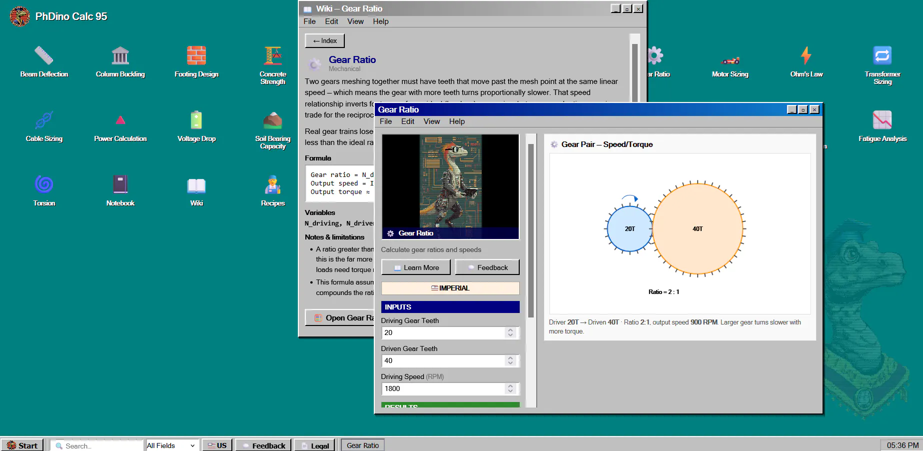 PhDino Calc 95 gallery image