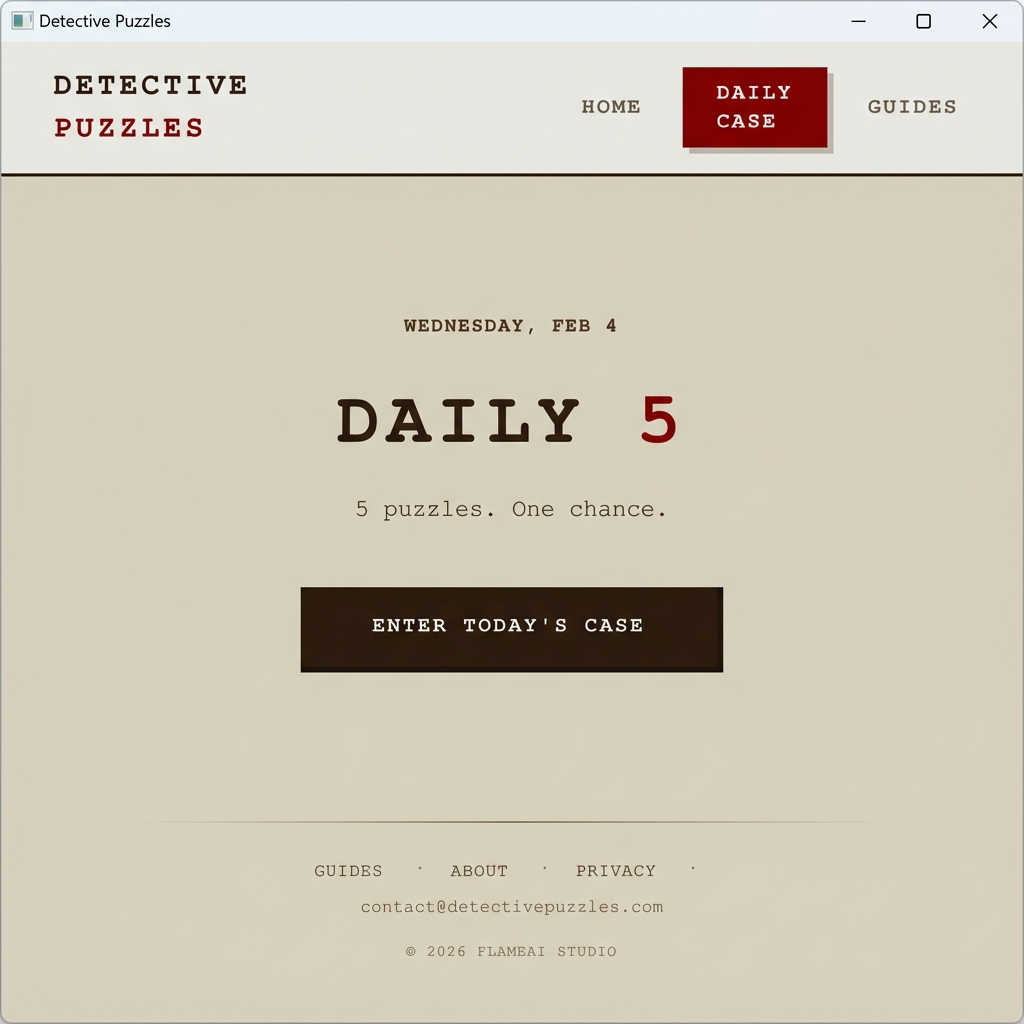Detective Puzzles gallery image