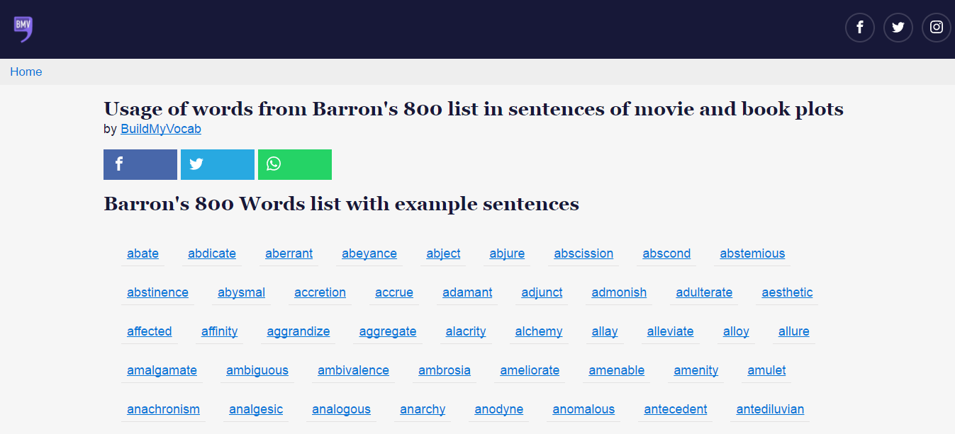 Build My Vocab gallery image