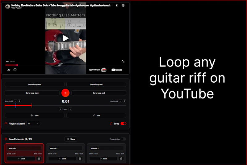 YouTube Loop Station screenshot 1