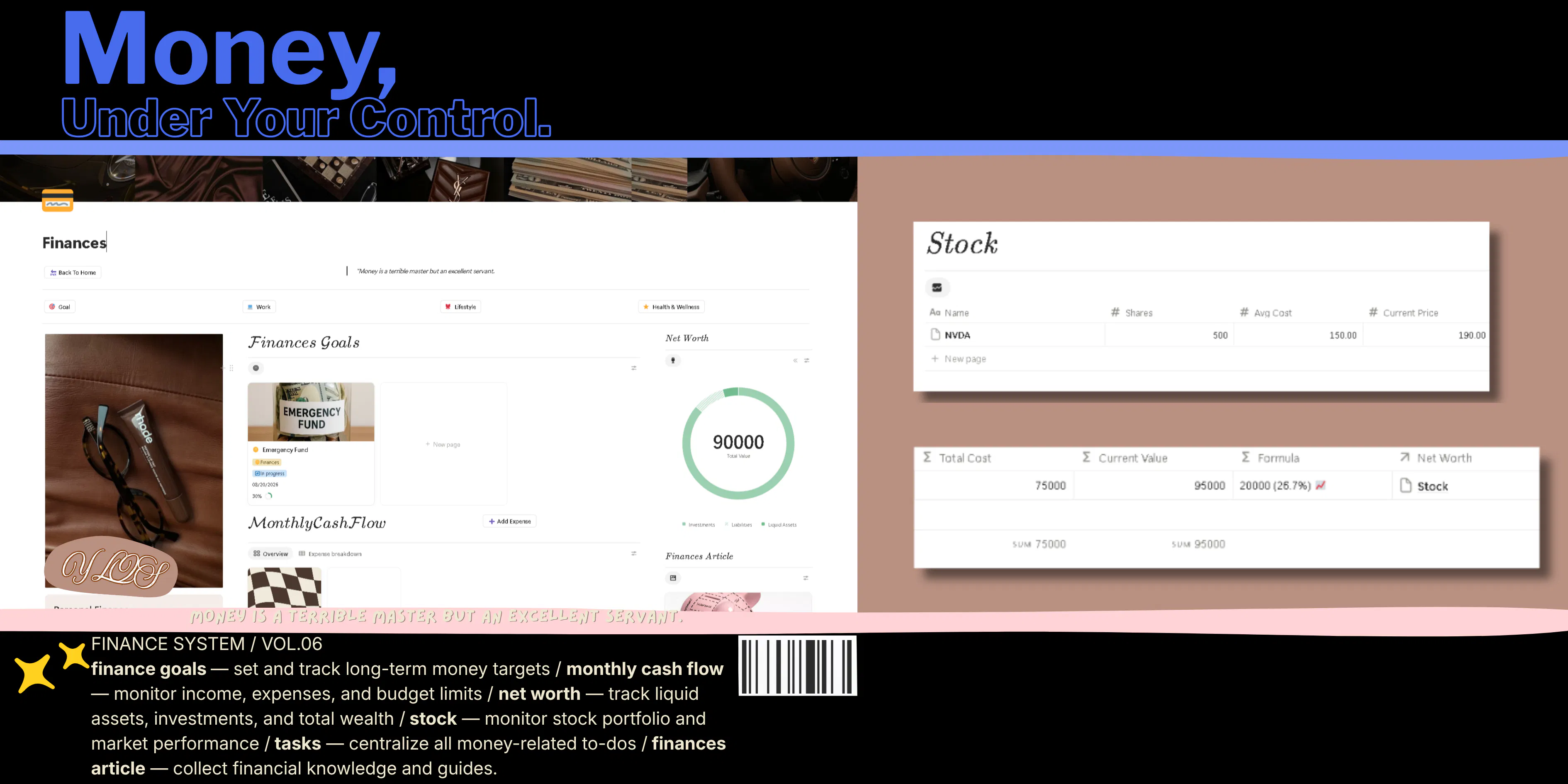 Personal OS — Your Life in One System screenshot