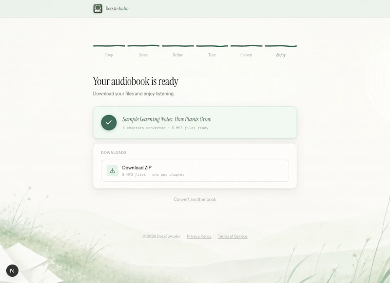 DocsToAudio screenshot 8