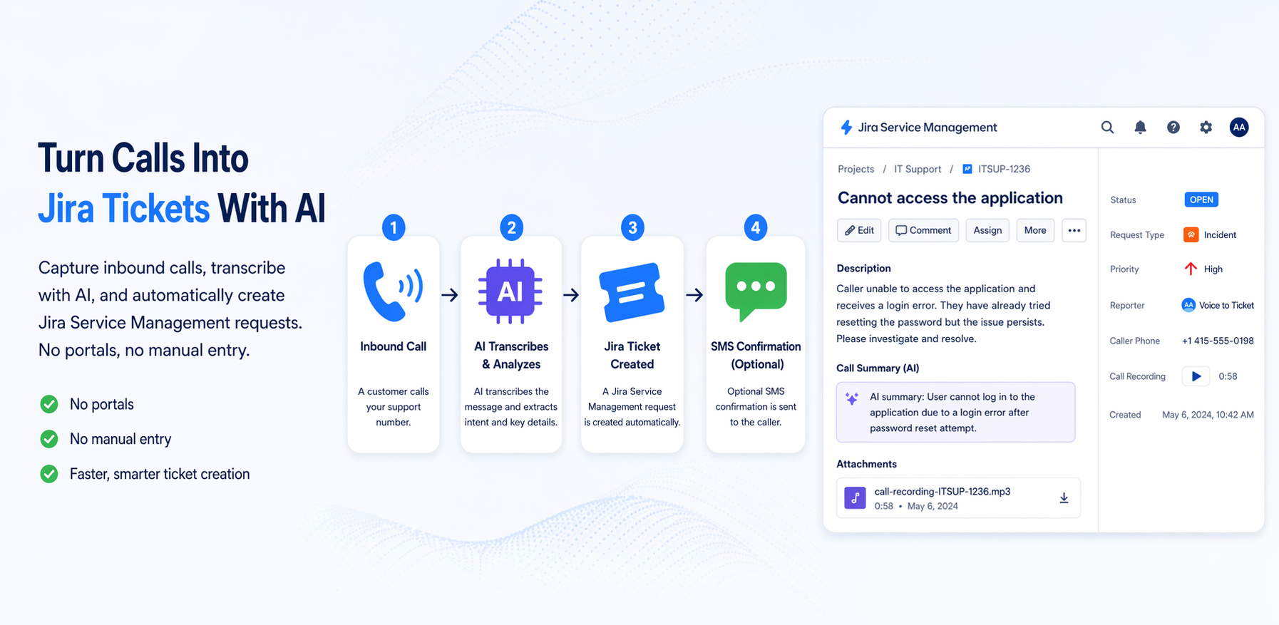 Voice to Ticket for Jira  gallery image
