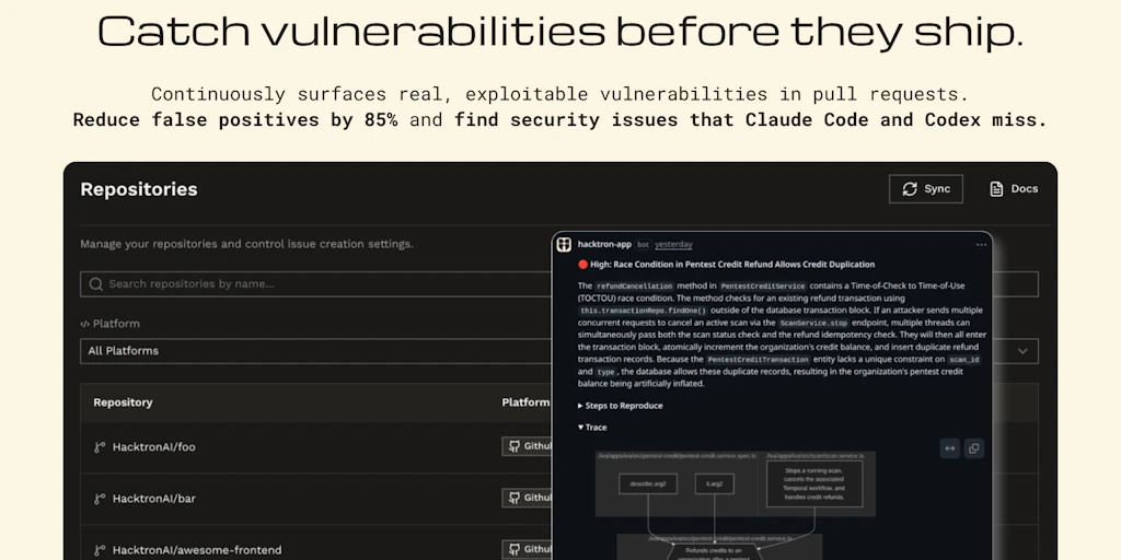 Hacktron:您的 AI 安全工程師,在快速交付的同時確保系統安全