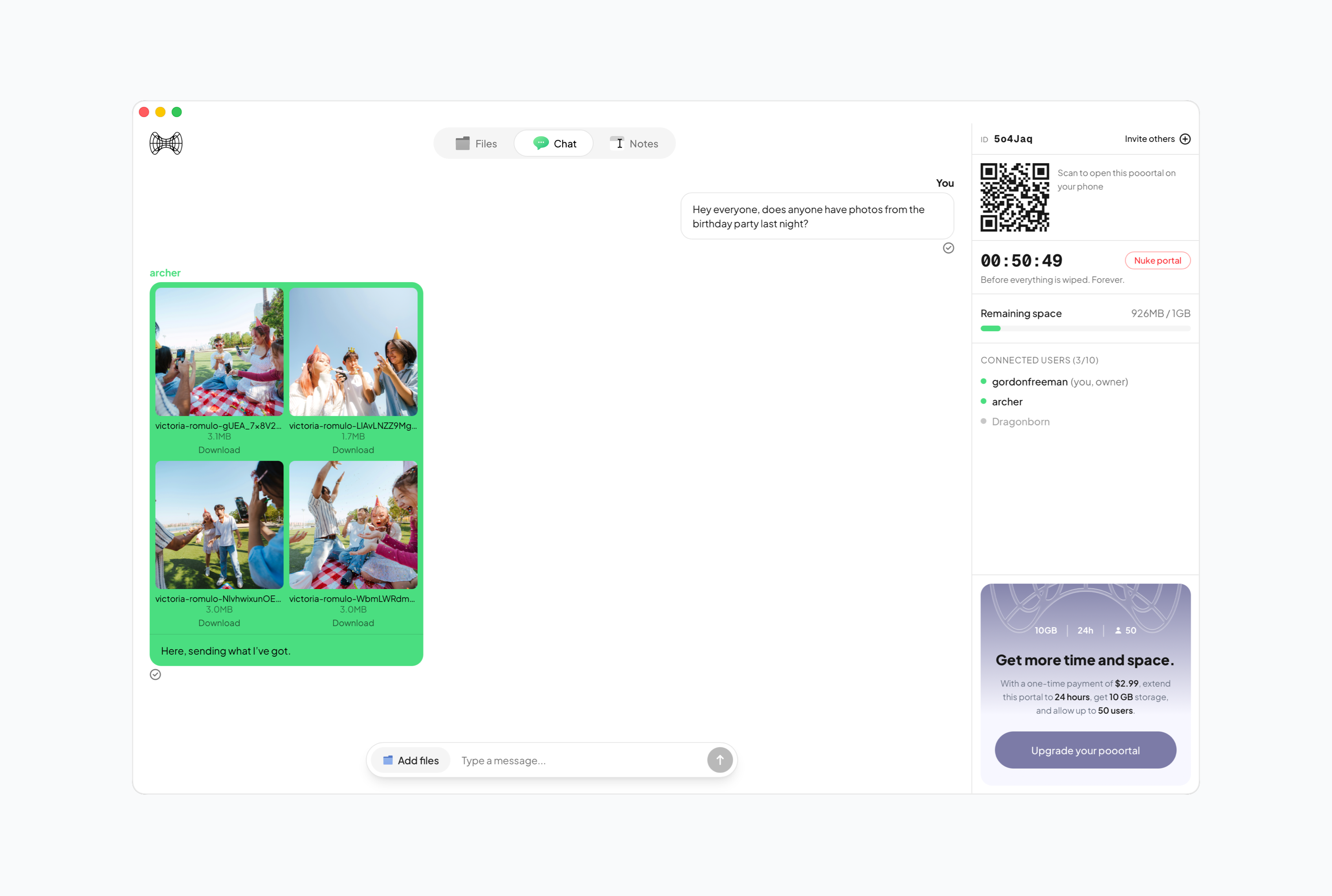 Pooortal - Screenshot 5 showing product features and functionality