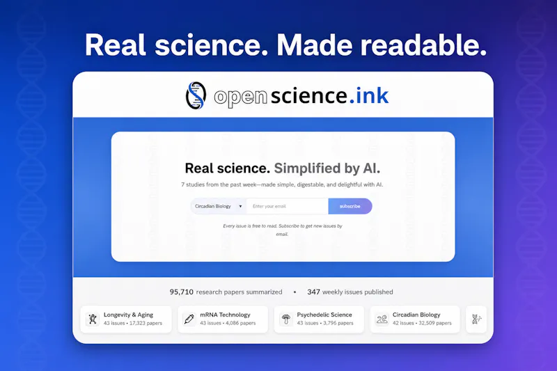 OpenScience.ink screenshot 2