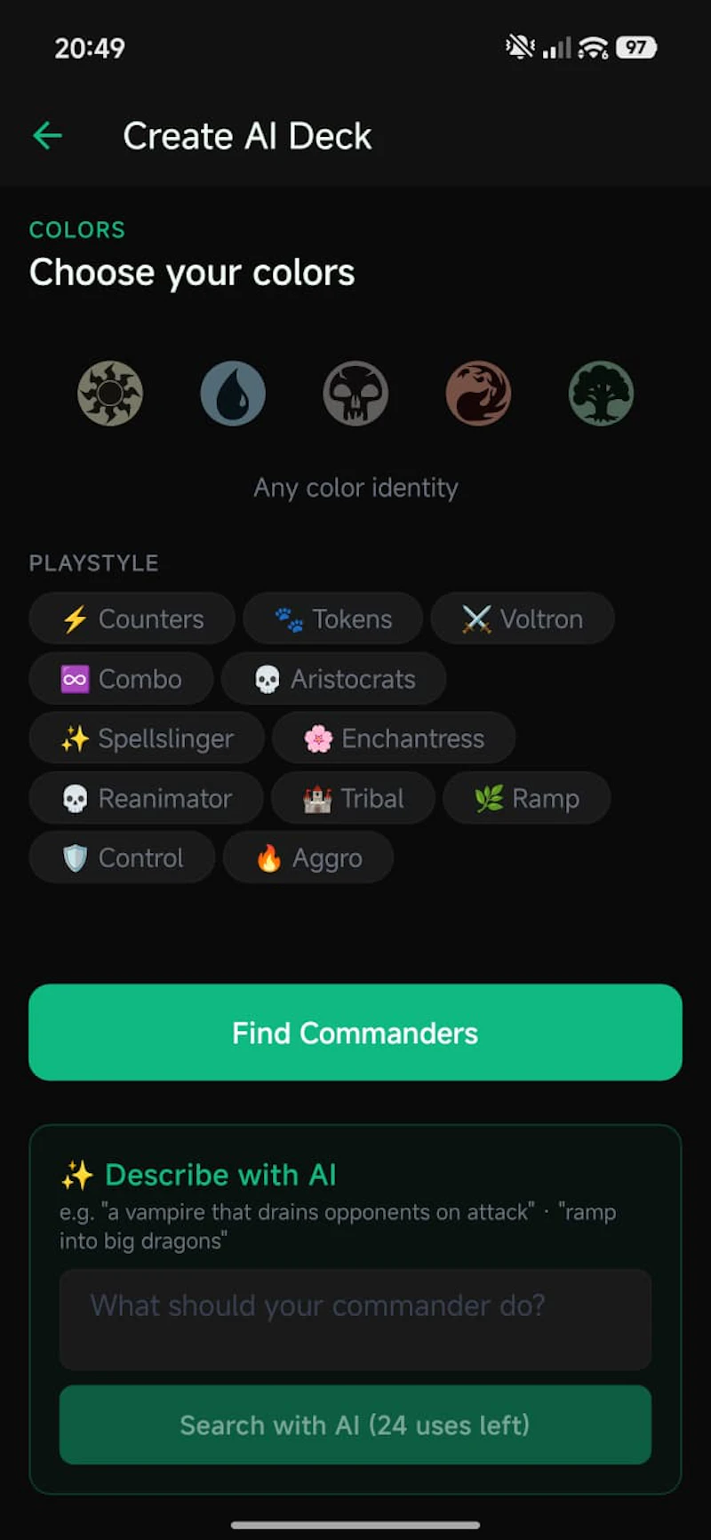 MTG AI Commander - Verdict screenshot 5