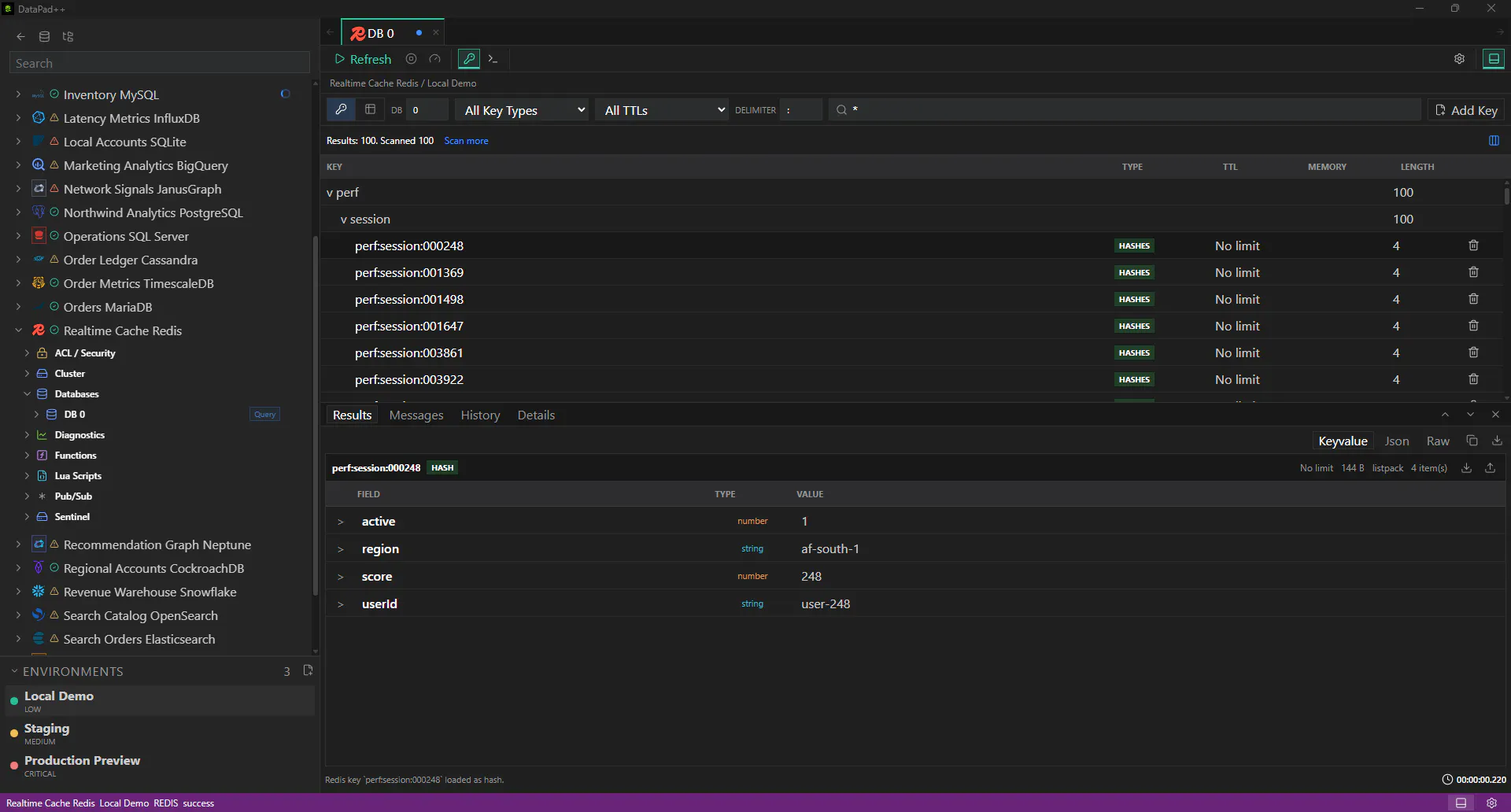 DataPad++ screenshot