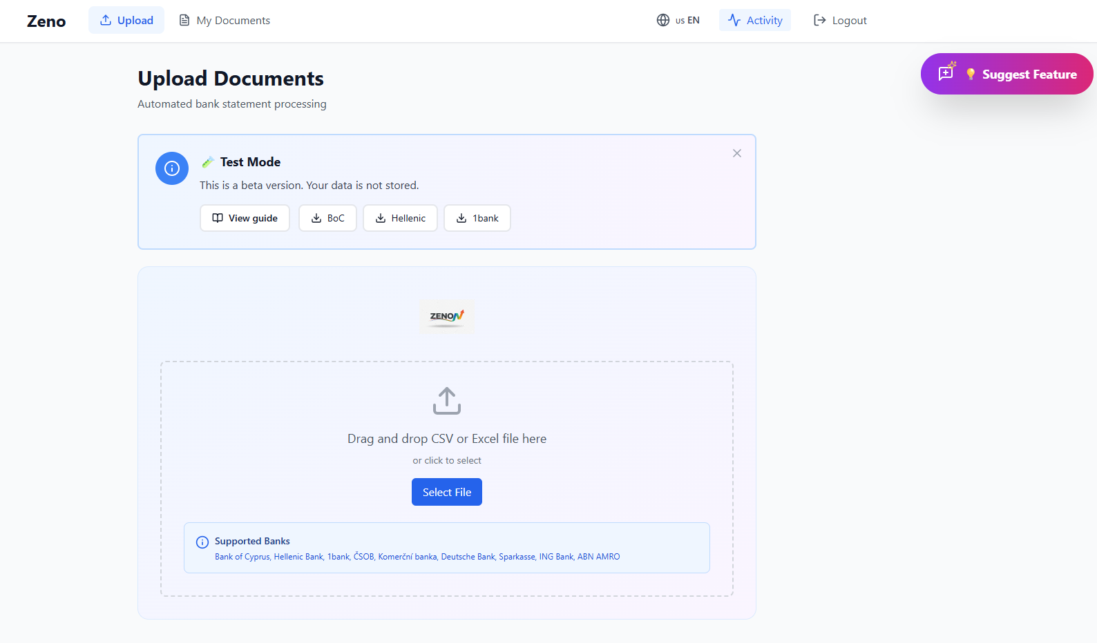 Zeno CY - Screenshot 4 showing product features and functionality