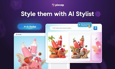 Pixcap AI „Stylist“ generiert nahtlos atemberaubende Designvariationen