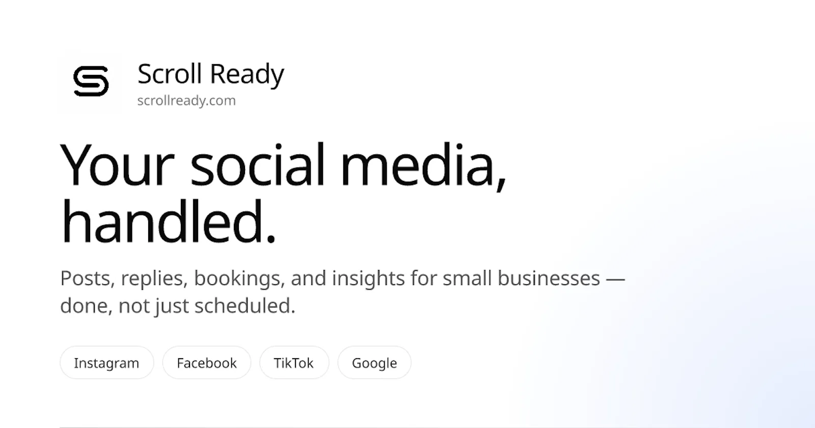 Scroll Ready screenshot 1