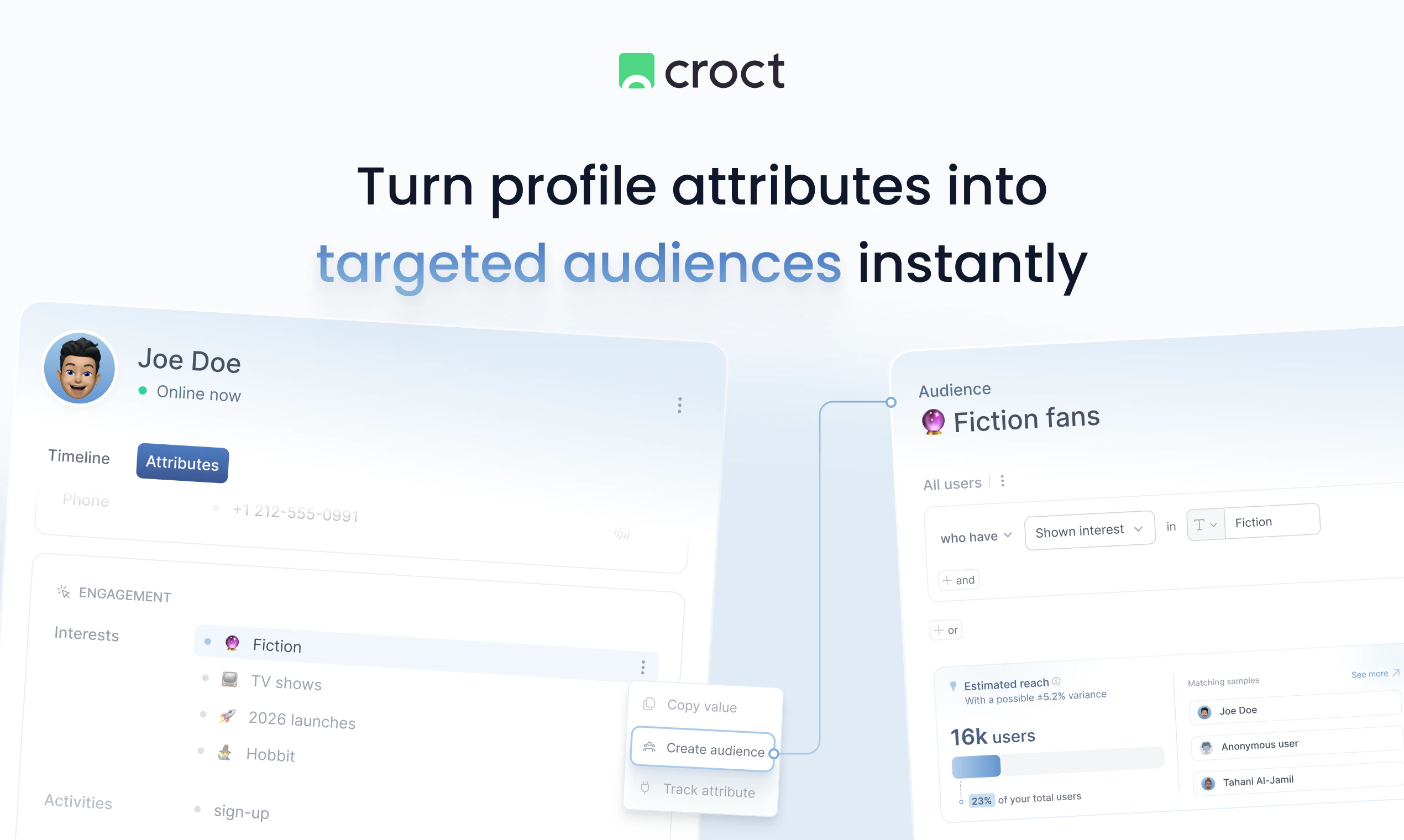 Visitor Profiles and Timeline by Croct screenshot 6