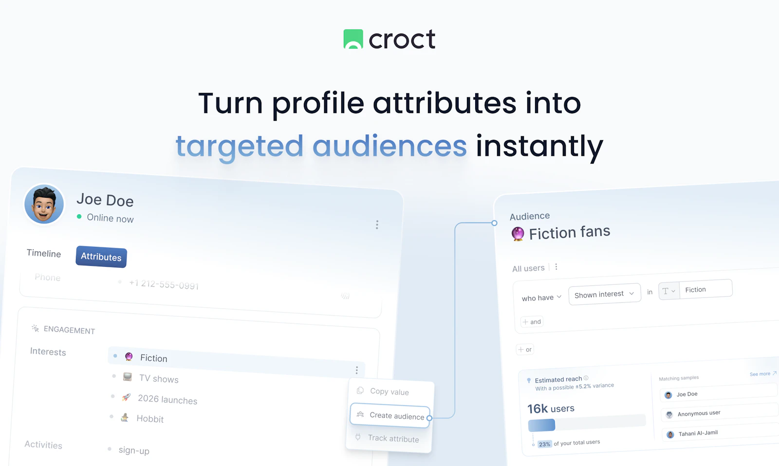 Visitor profiles and timeline by Croct screenshot 7