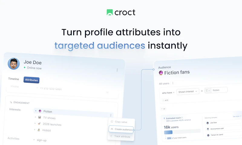 Visitor profiles and timeline by Croct screenshot 6