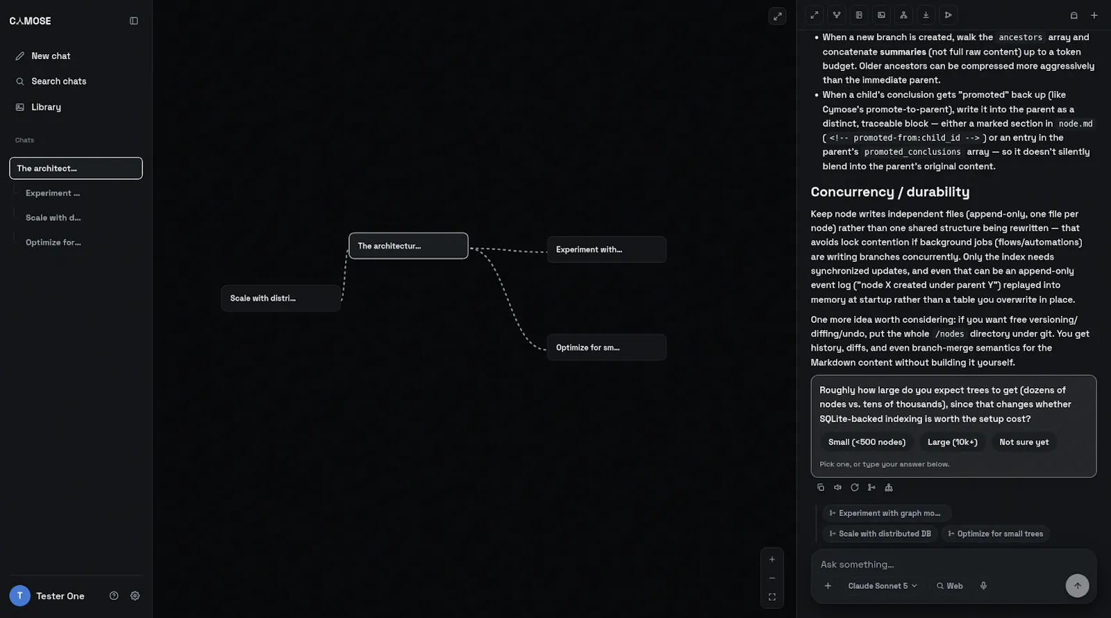 Cymose screenshot 2
