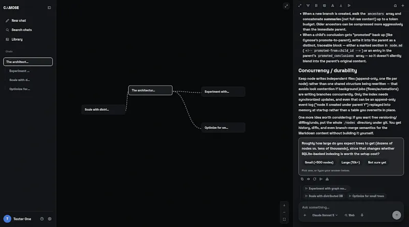 Cymose screenshot 2