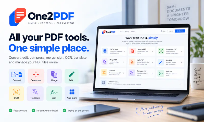 One2PDF  screenshot 1