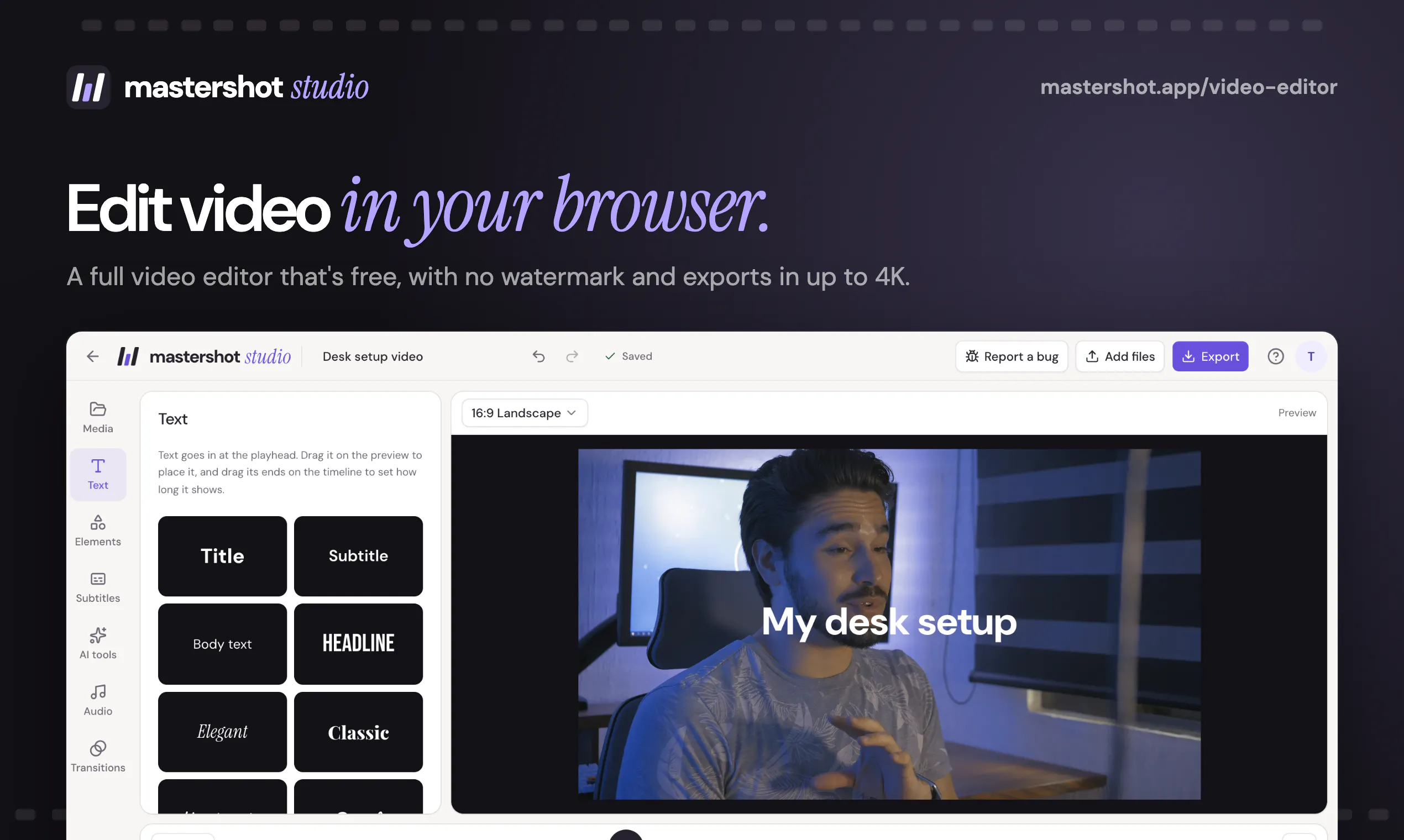 Mastershot Studio gallery image