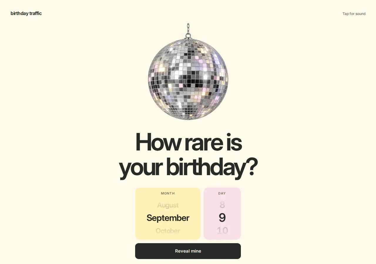 Birthday Traffic gallery image