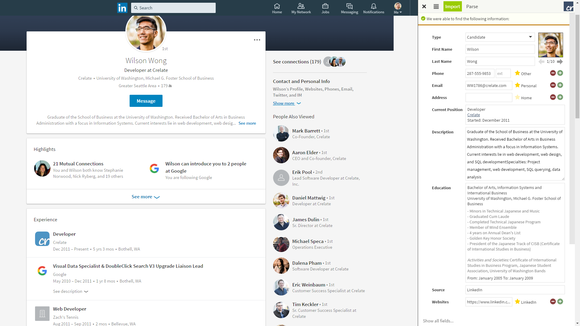 Crelate Talent gallery image
