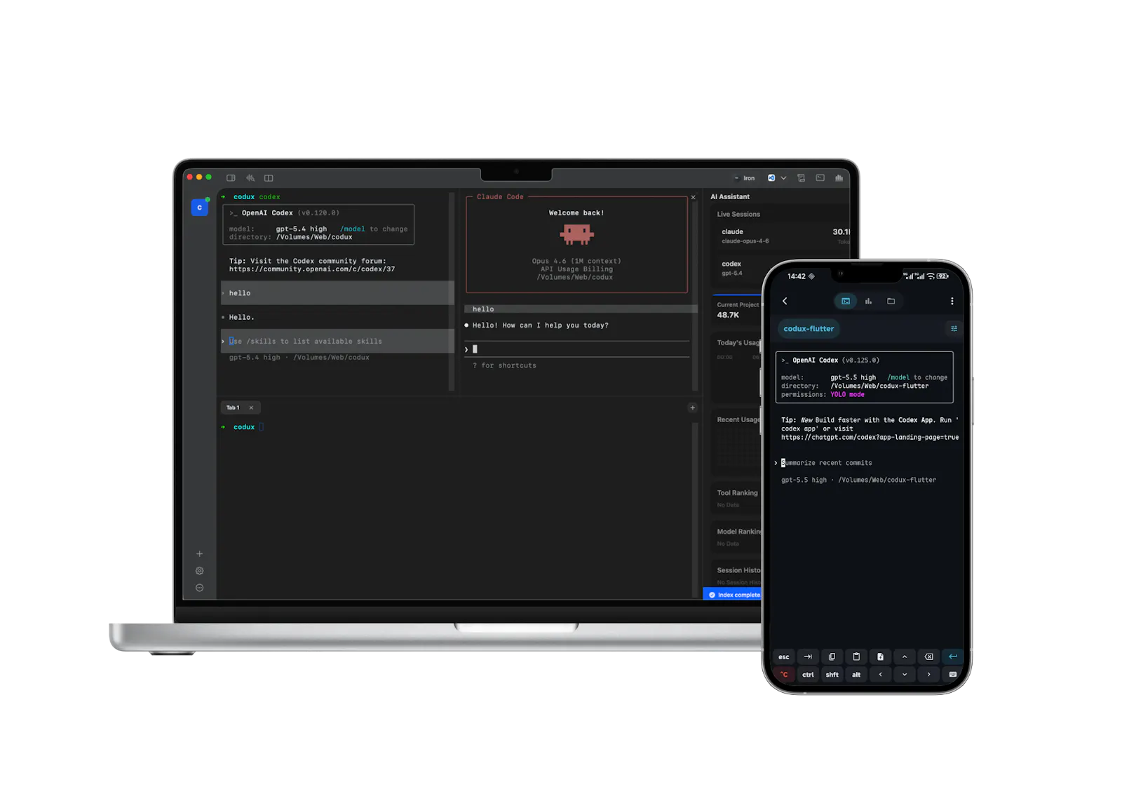 Codux screenshot 2