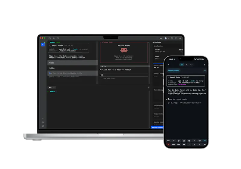 Codux screenshot 2