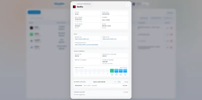 Subscription Tool screenshot 4