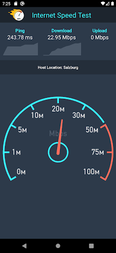Verifique la prueba de velocidad de Internet rápidamente media 3