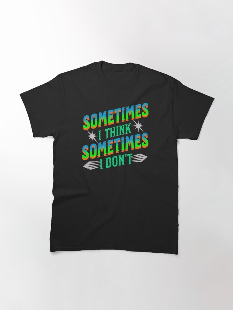 Camiseta clásica divertida motivadora