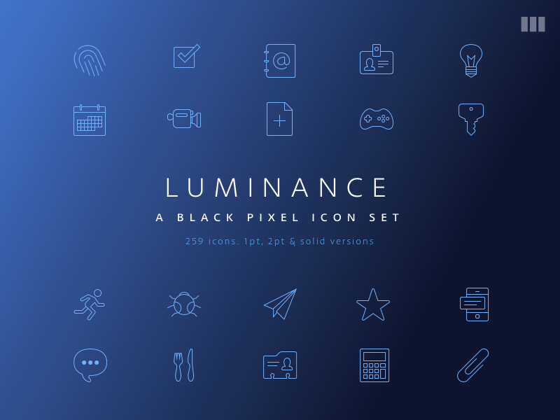 Luminance gallery image