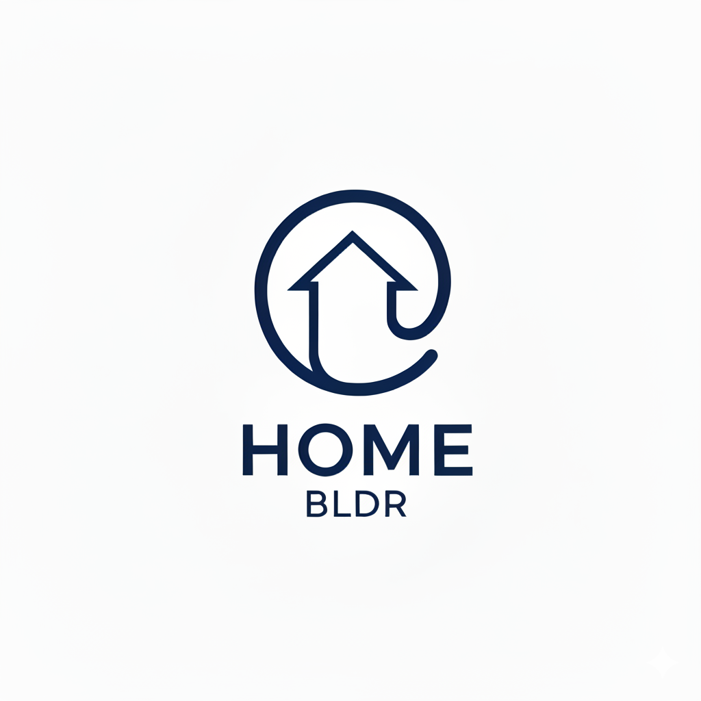 HOME BLDR - Product Hunt launch logo and brand identity