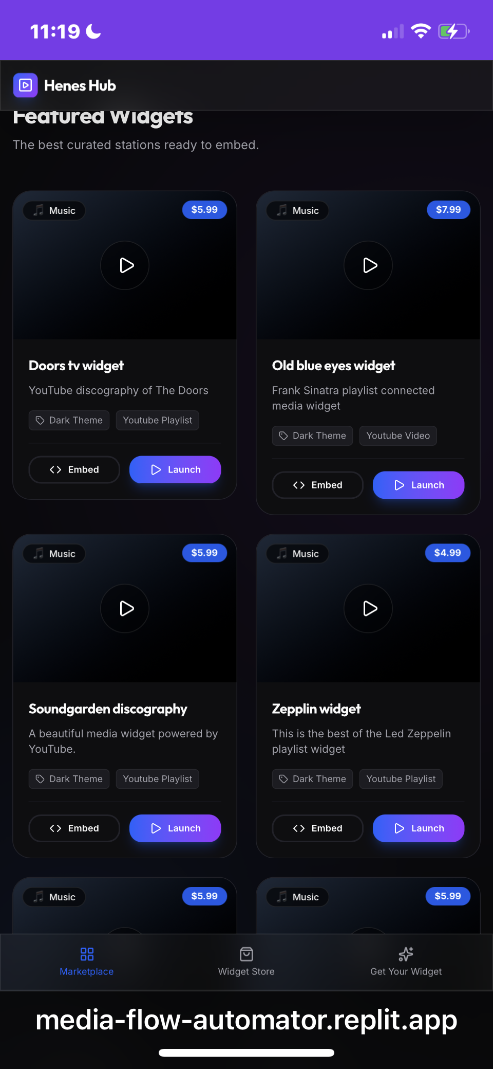 Henes media widgets  media 3