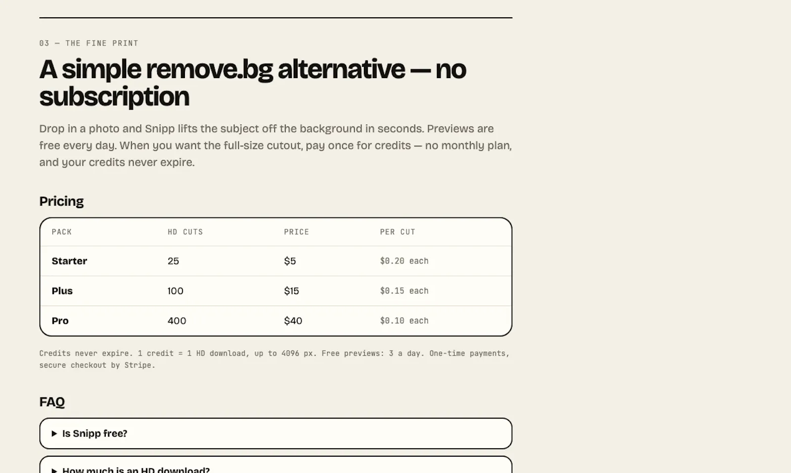Snipp screenshot 5