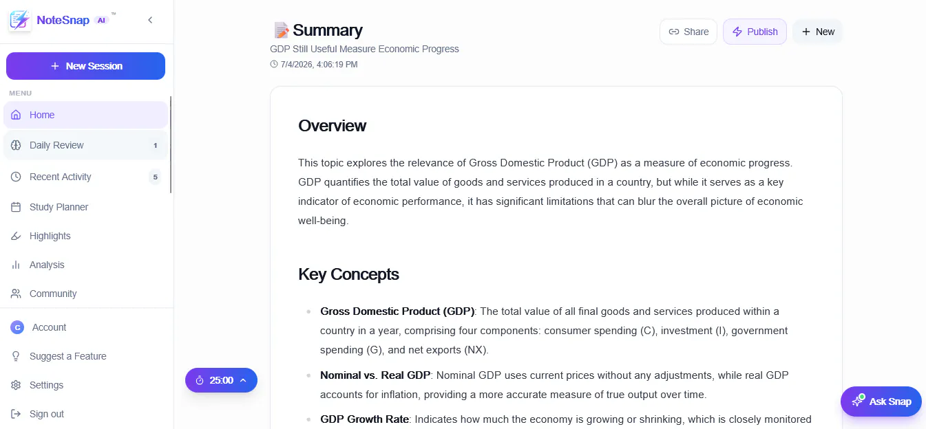 NoteSnap AI – AI Study Tool gallery image