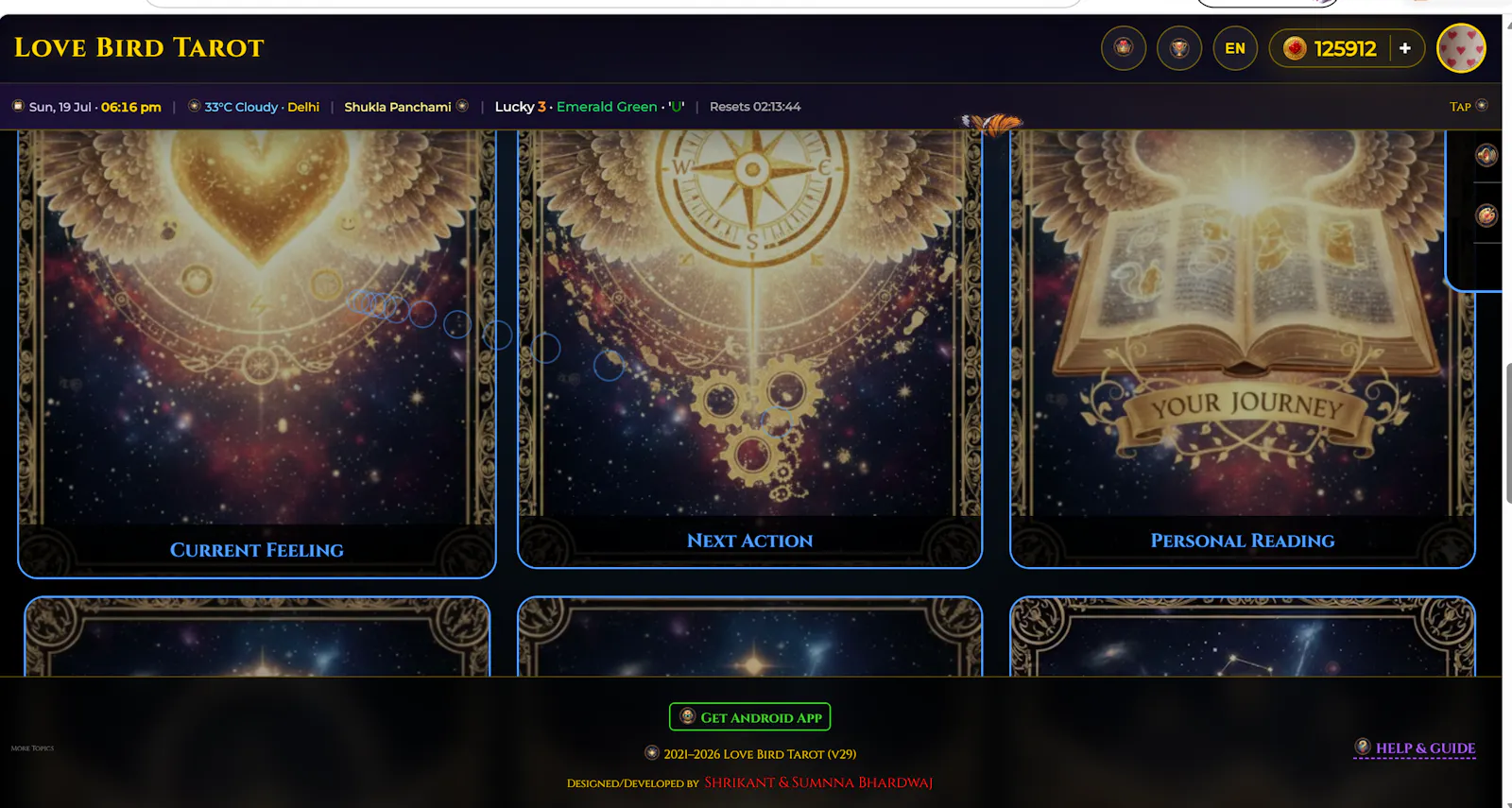 Love Bird Tarot screenshot 4
