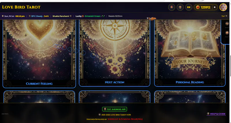 Love Bird Tarot screenshot 4