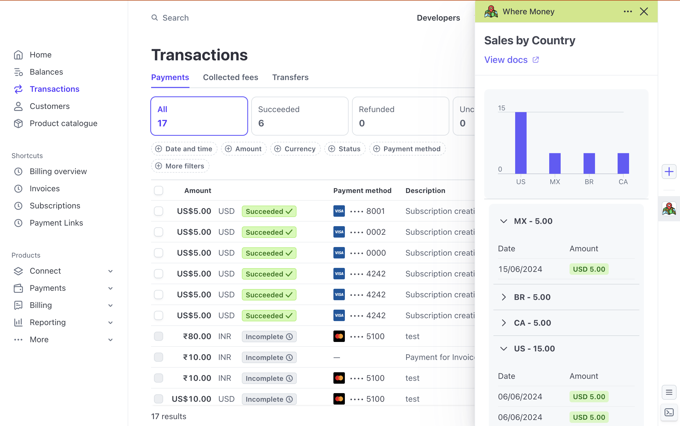 startuptile Where Money-See where your money comes from in Stripe