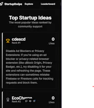 StartupSwipe gallery image