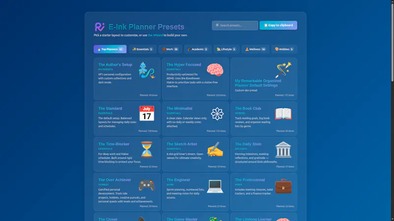 My Remarkably Organized Planner Wizard screenshot 2