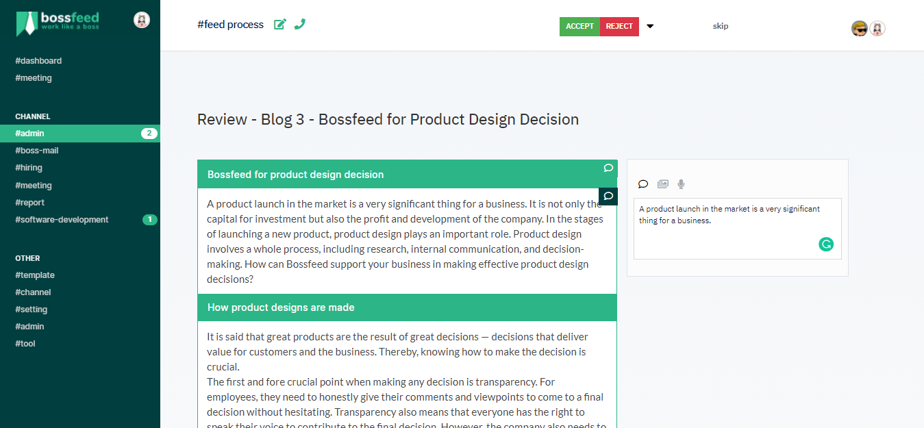 Bossfeed.io gallery image