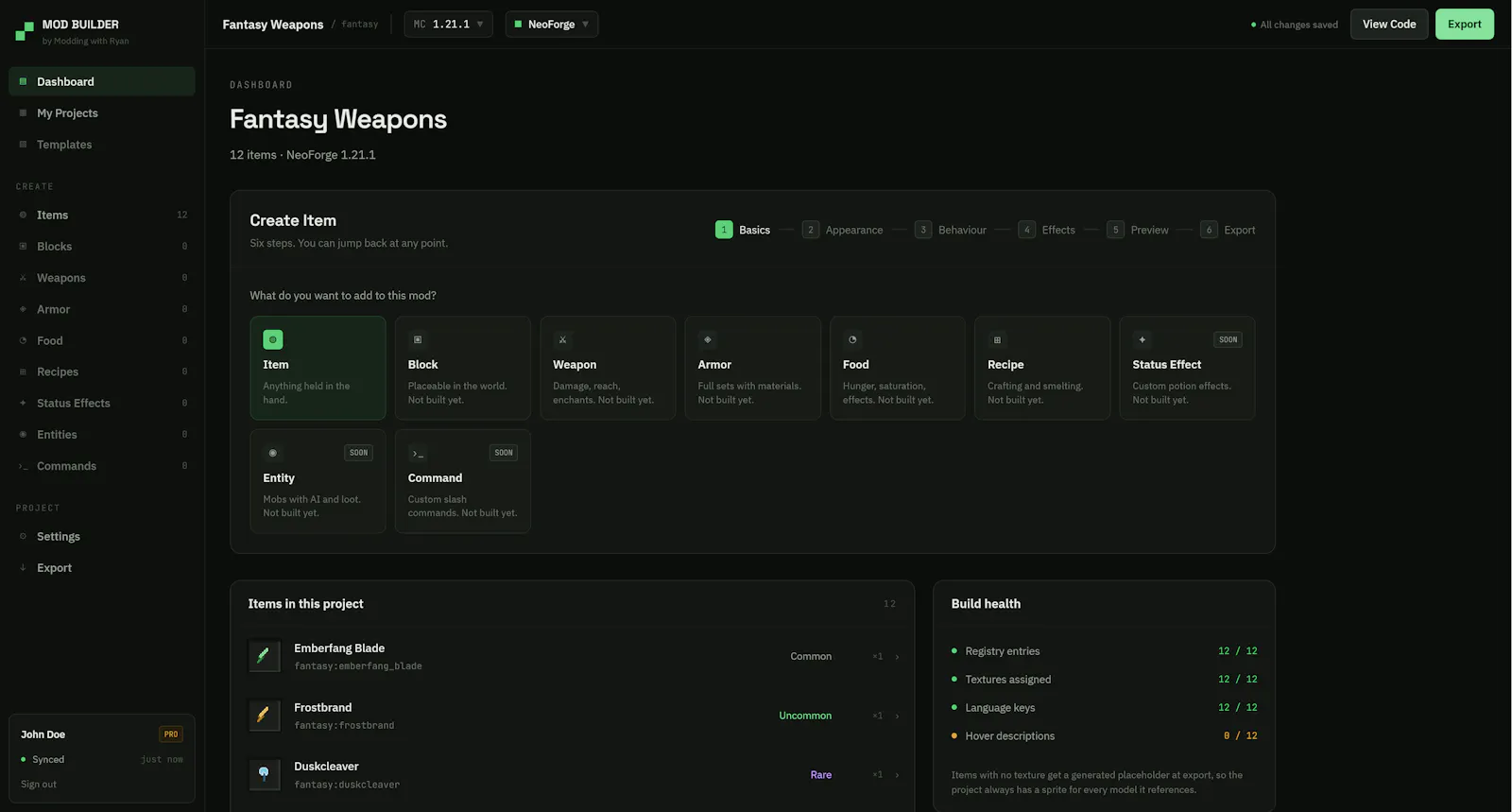 Mod Builder screenshot 1