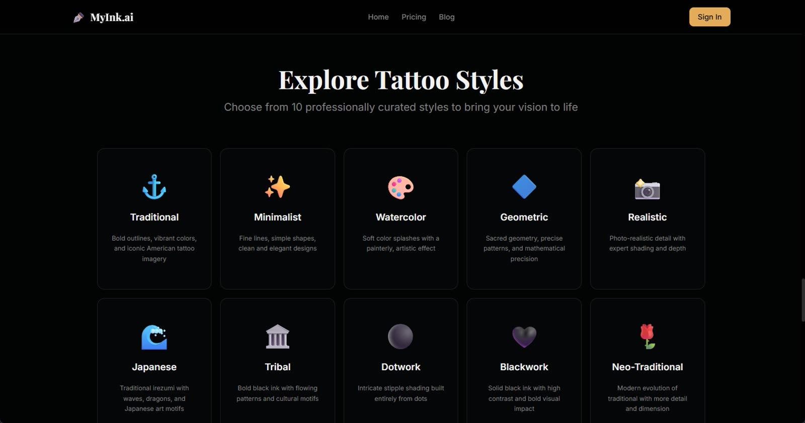 MyInk.ai gallery image