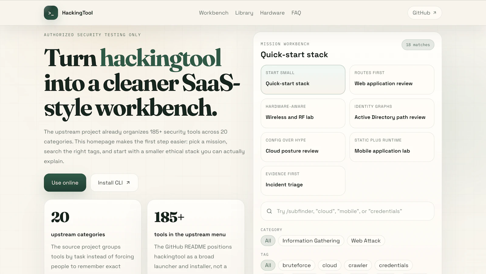 HackingTool screenshot 1