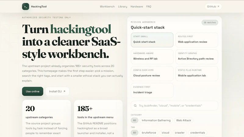 HackingTool screenshot 1