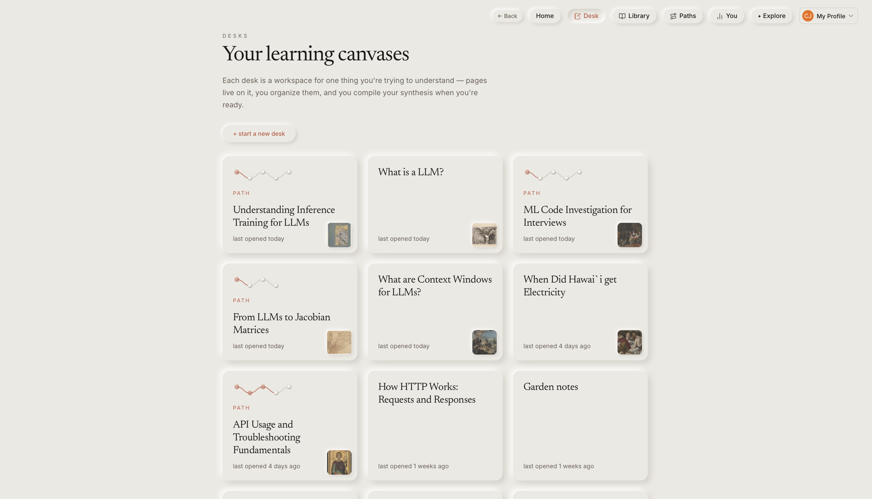 MyPage gallery image